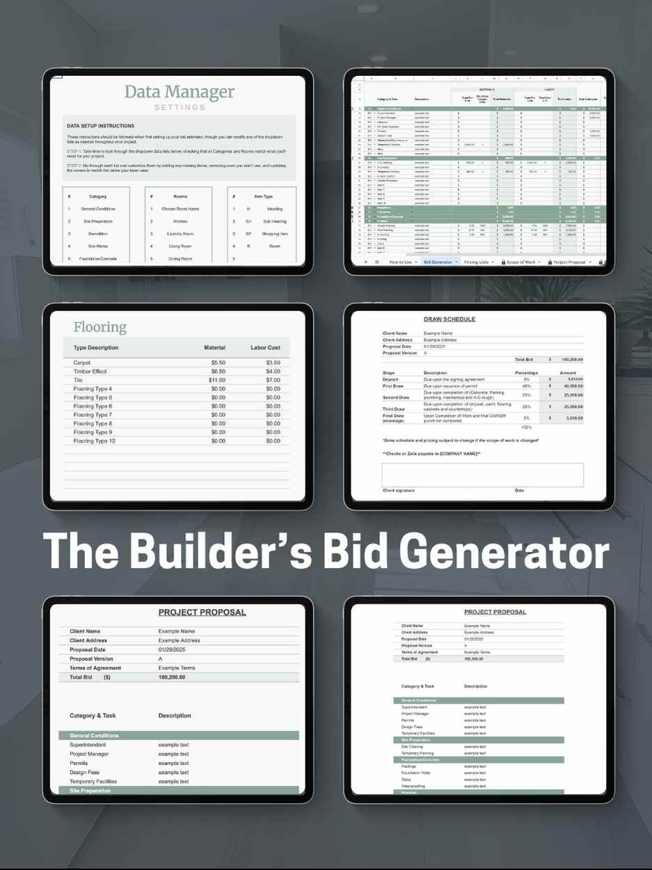 Builder Bid Generator