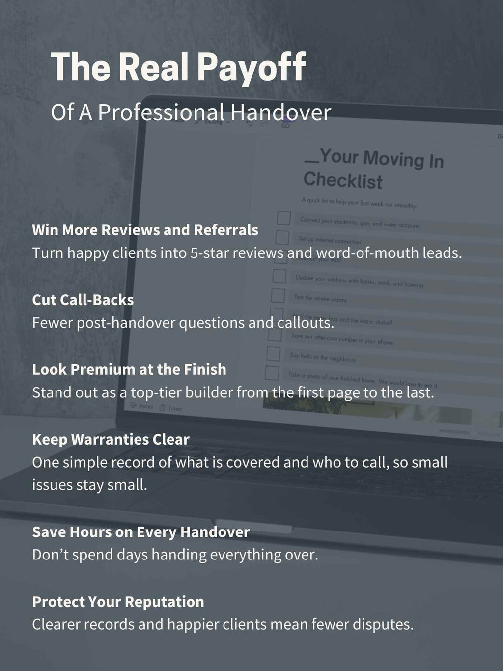 Handover Booklet