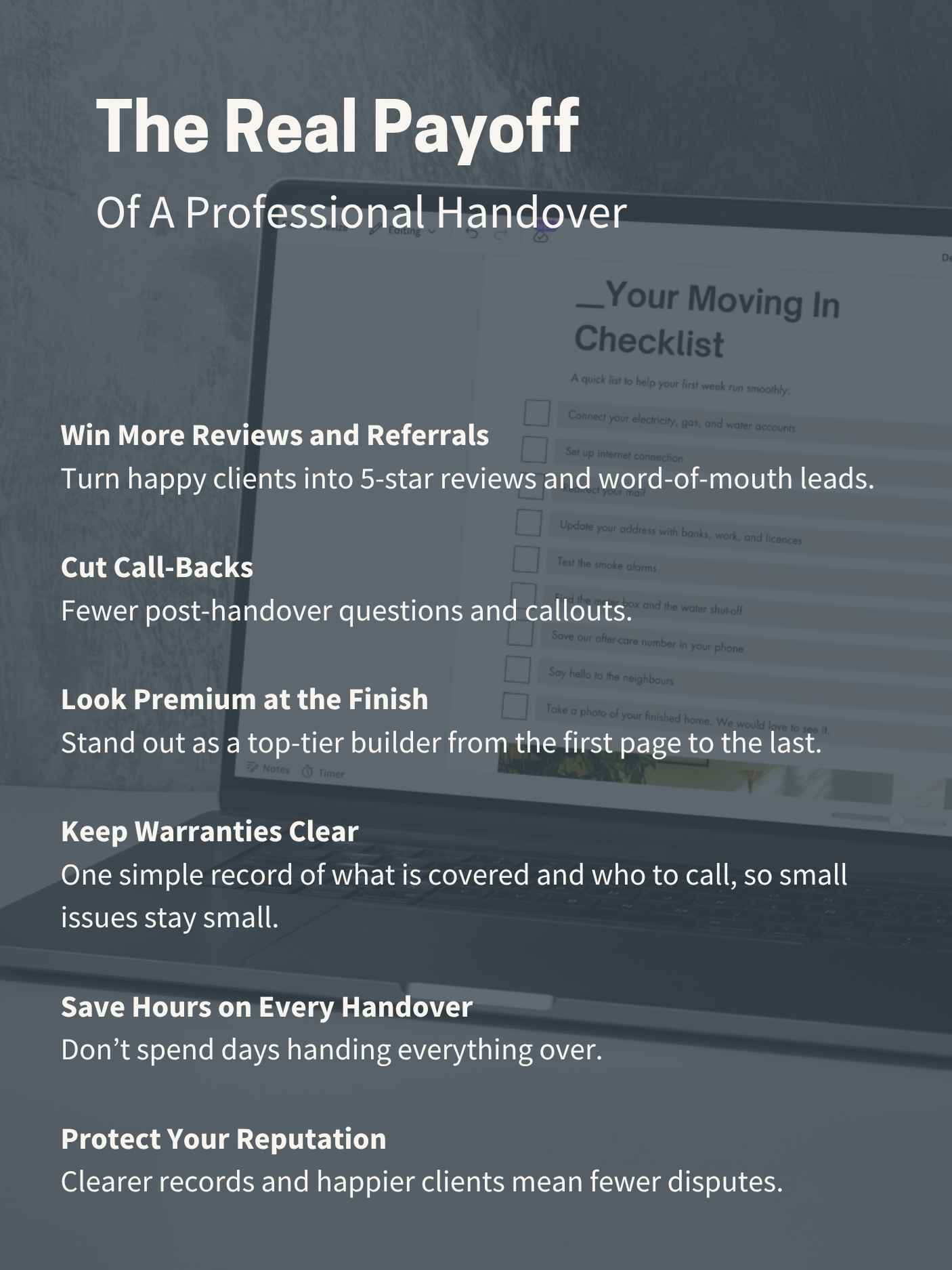 Handover Booklet