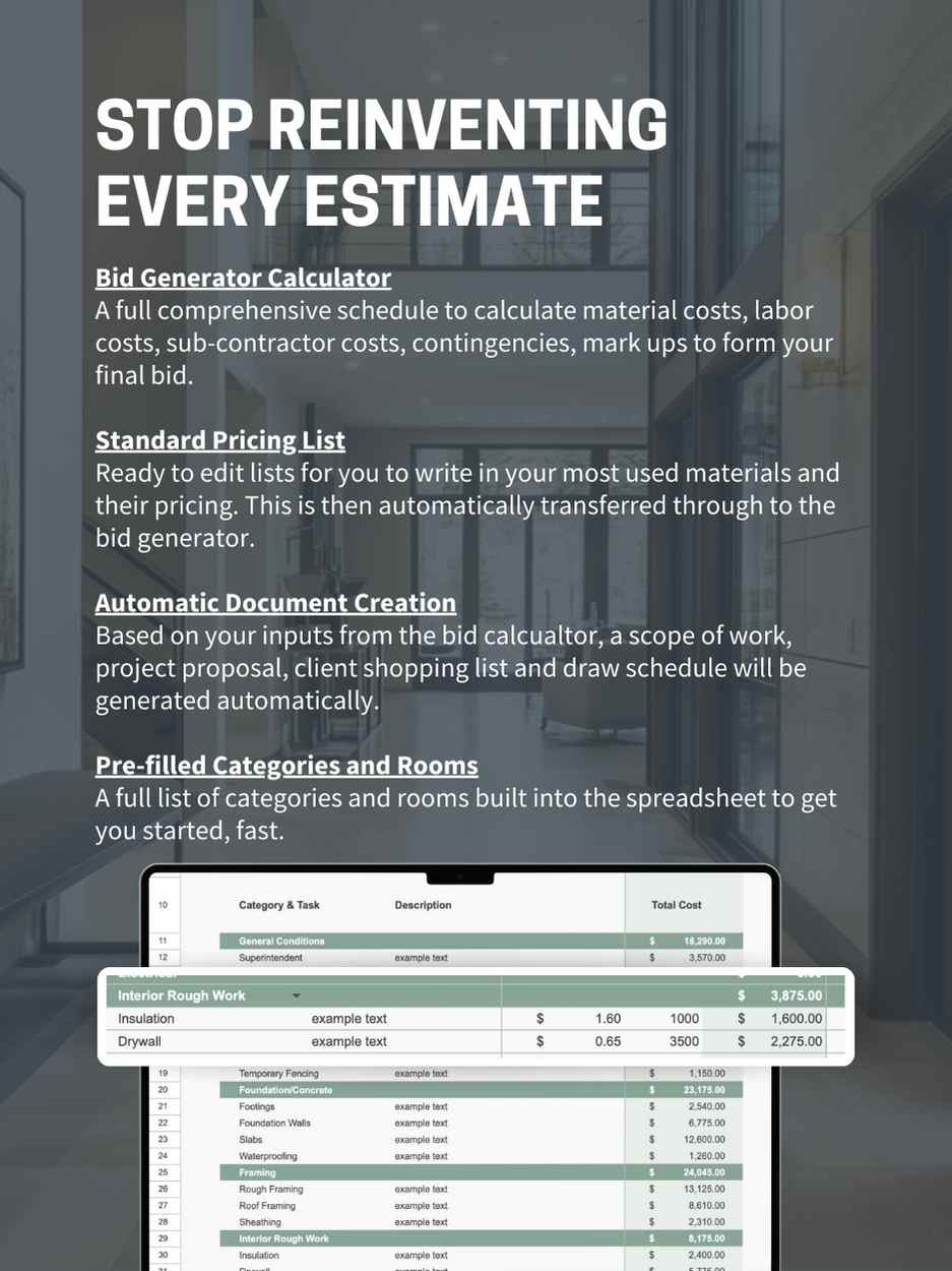 Builder Bid Generator