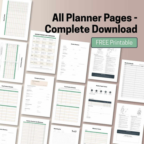 All Planner Pages - Complete Download