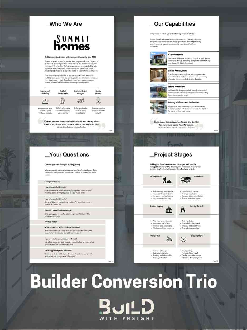 Builder Conversion Trio