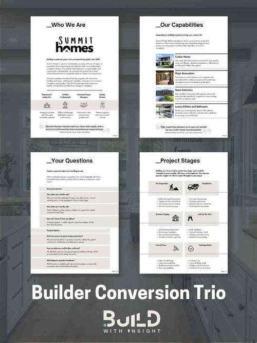 Builder Conversion Trio