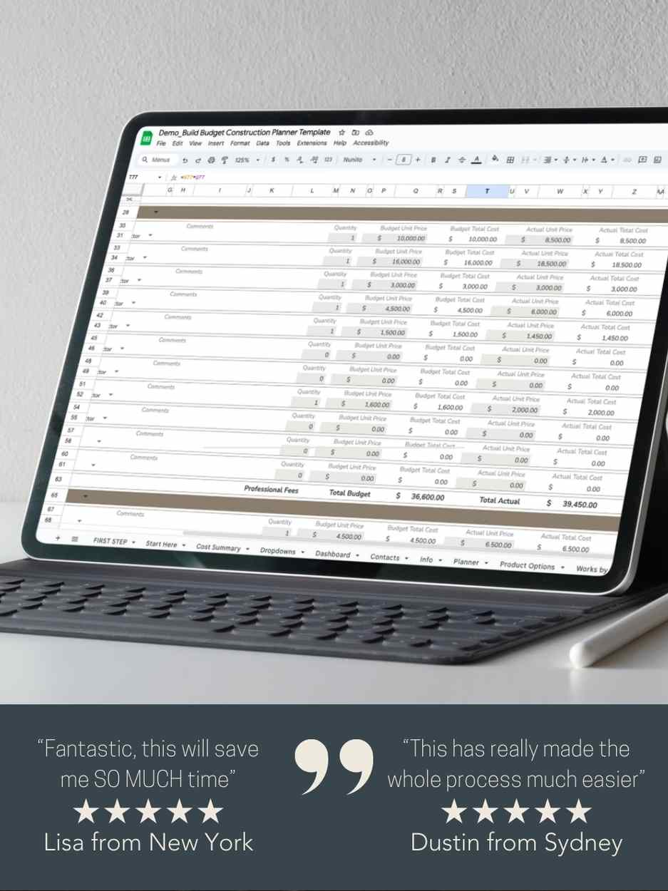 Build Budget Planner