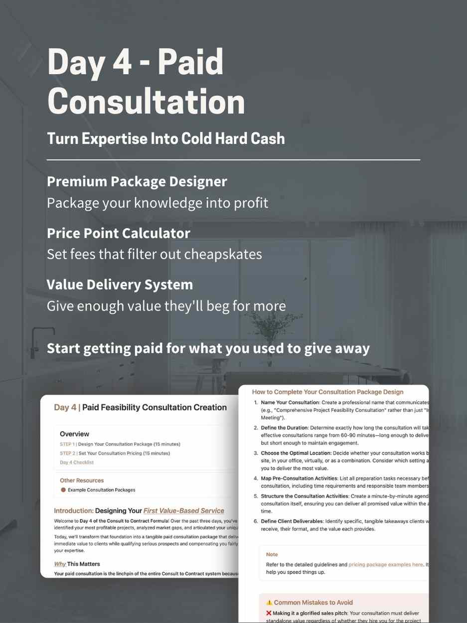 Consult to Contract