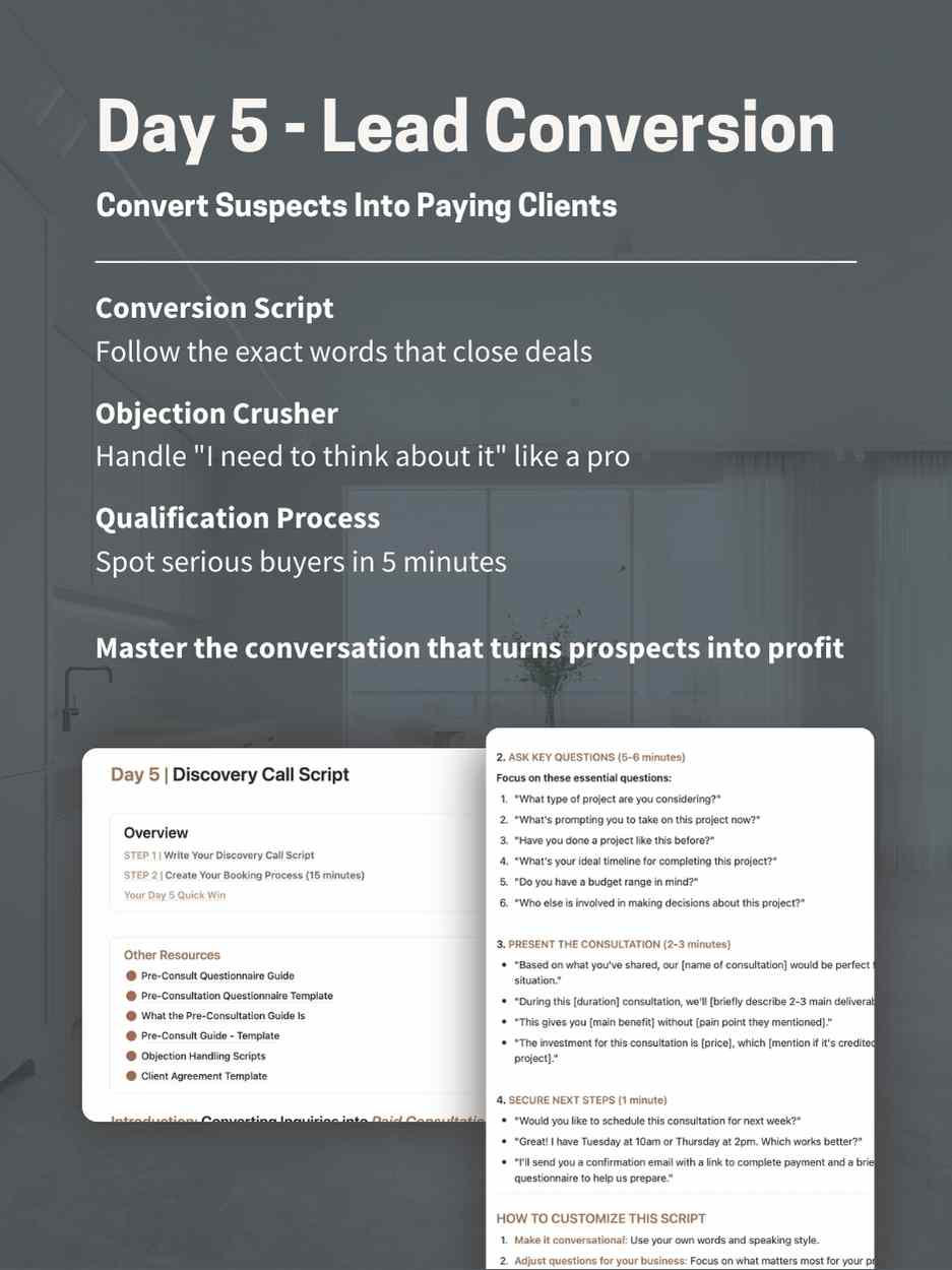 Consult to Contract
