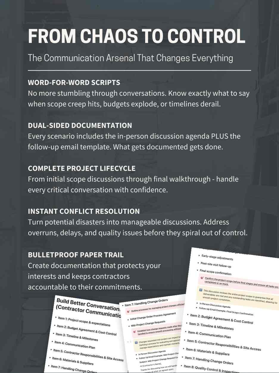 Contractor Communication Kit