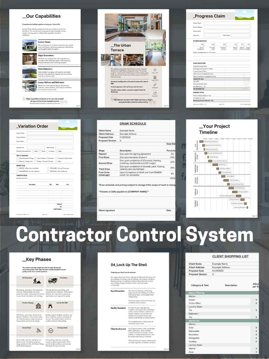 The Contractor Control System