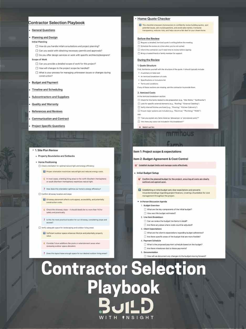 Contractor Selection Playbook