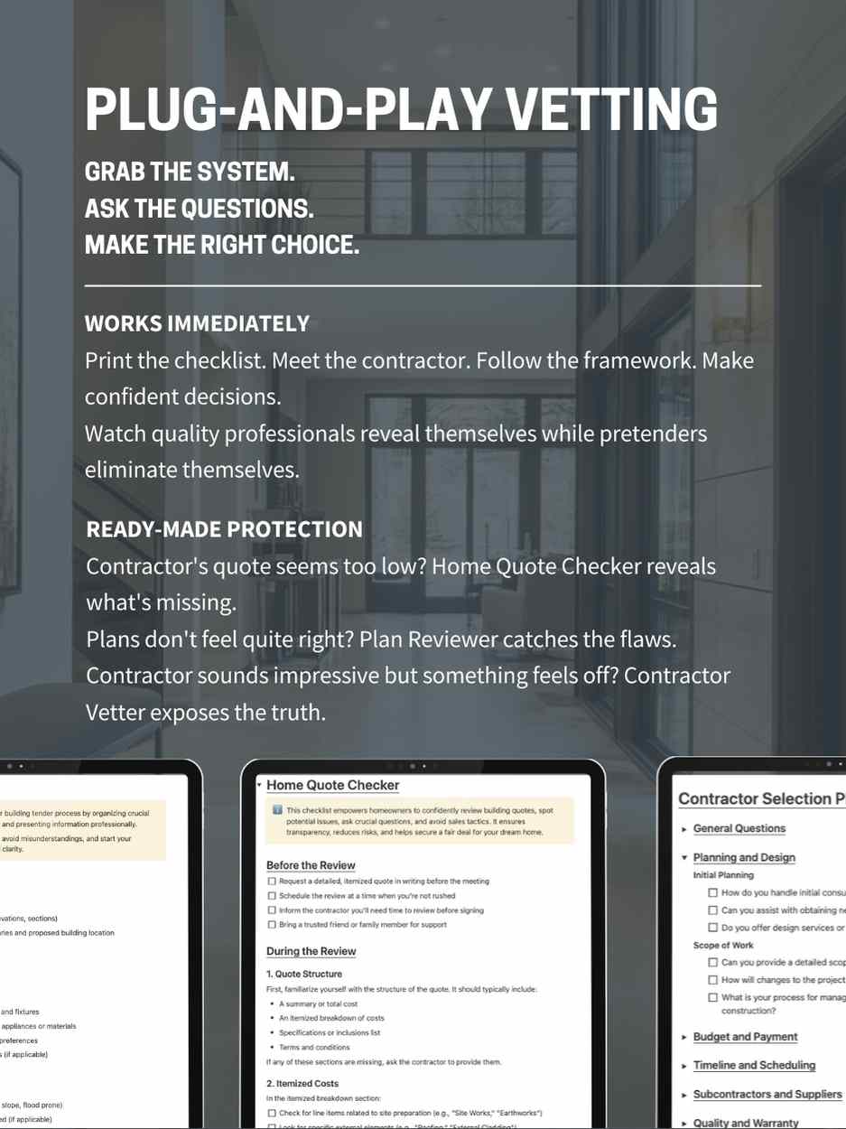 Contractor Selection Playbook