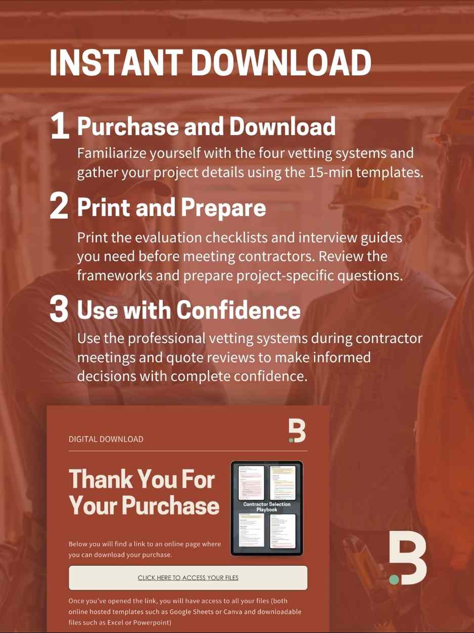 Contractor Selection Playbook