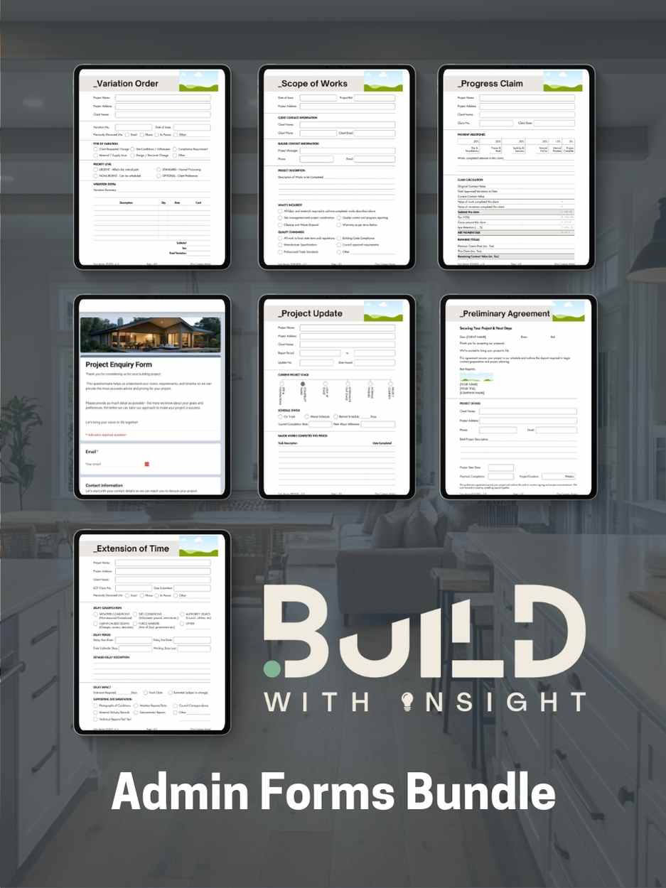 The Admin Forms Bundle – BUILD WITH INSIGHT