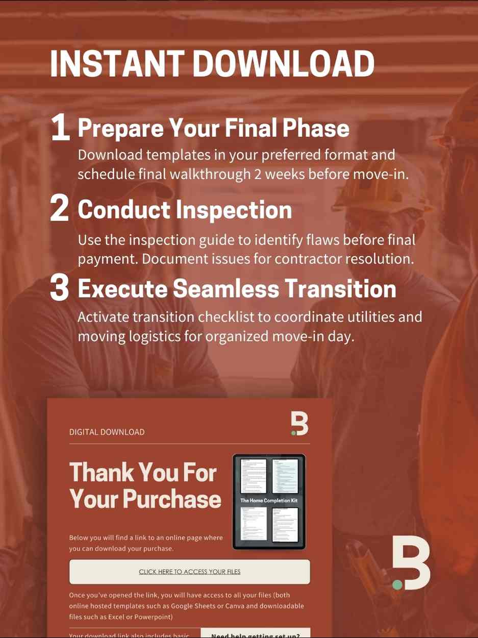 Home Completion Kit