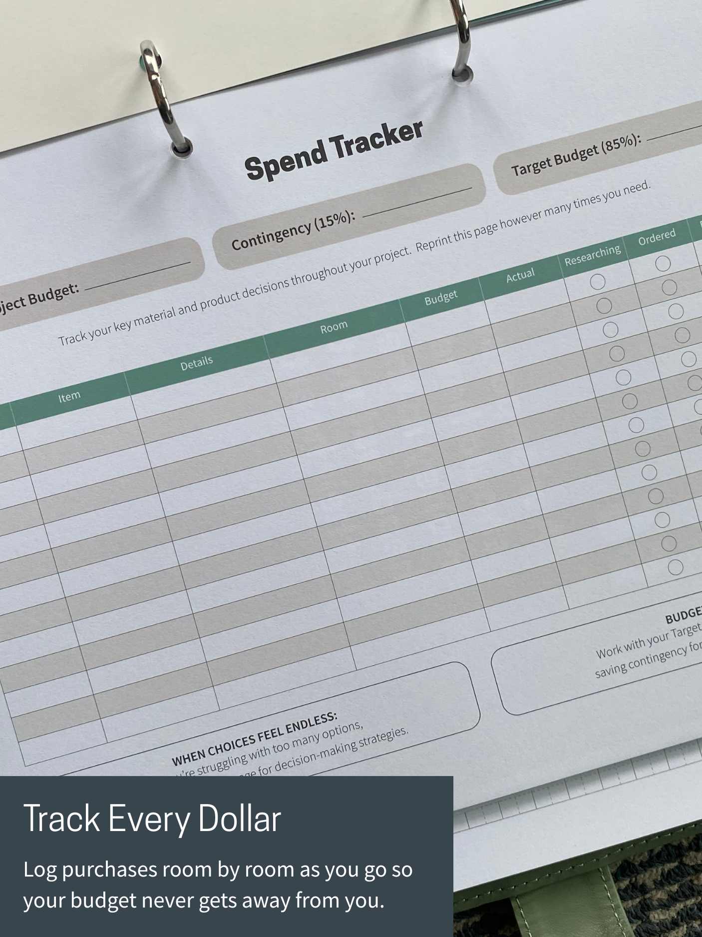 Build and Renovation Planner