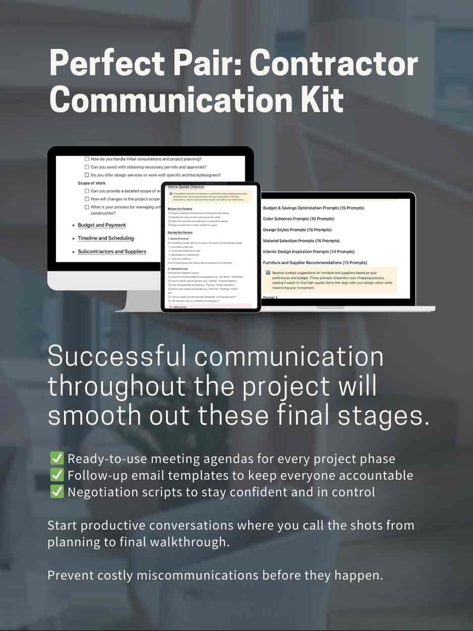 Home Completion Kit