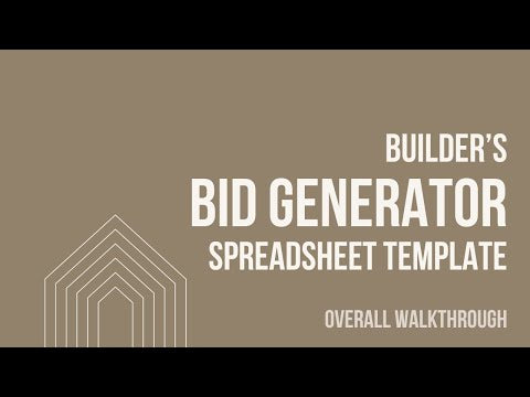 Builder Bid Generator